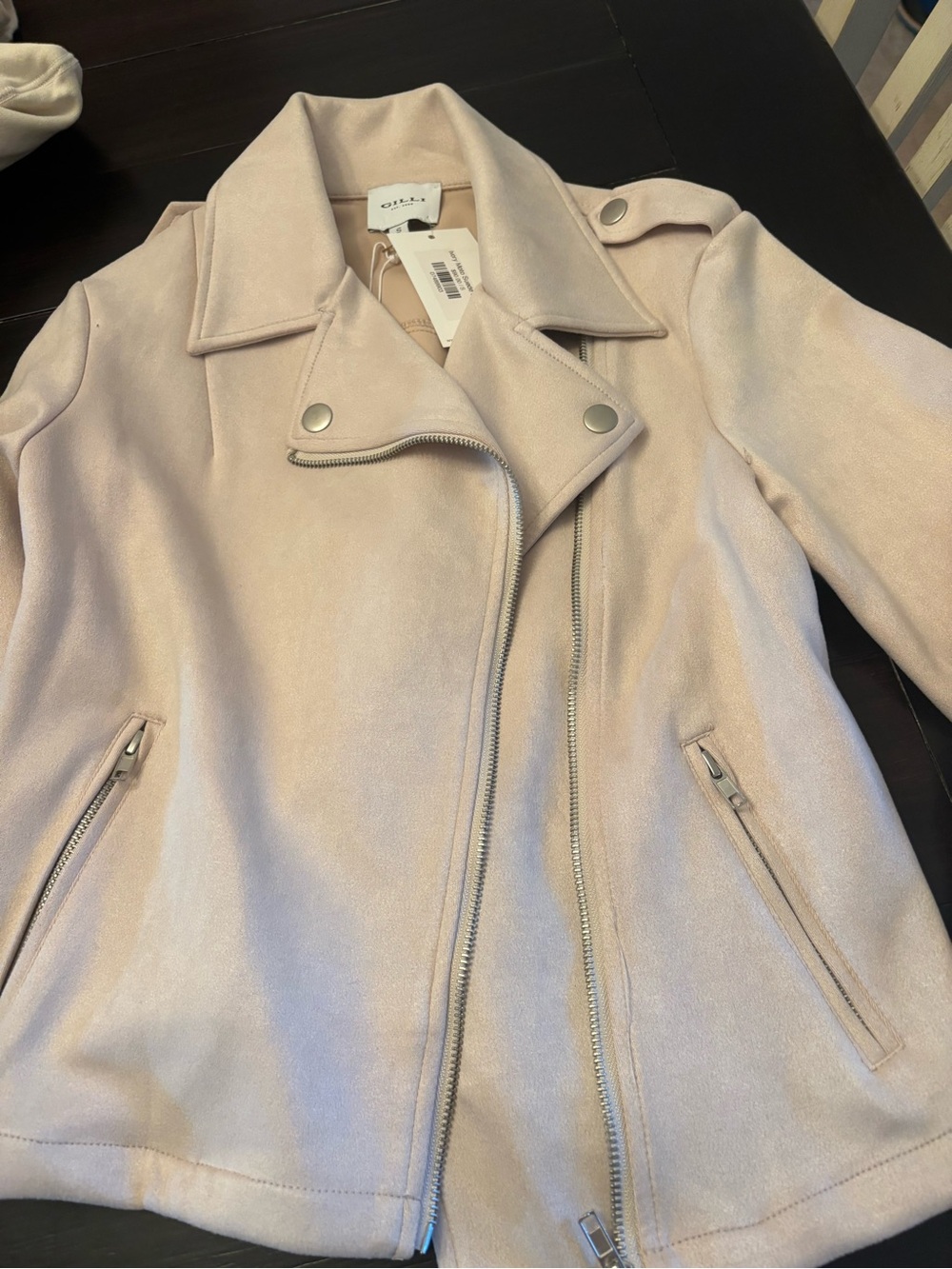 Gilli cream Moto Jacket
